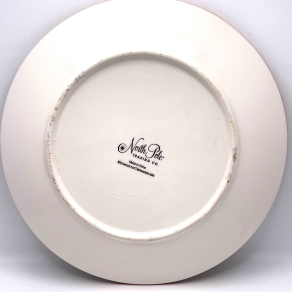 North Pole Trading Co Santa Cookie Plate - Picture 2 of 3